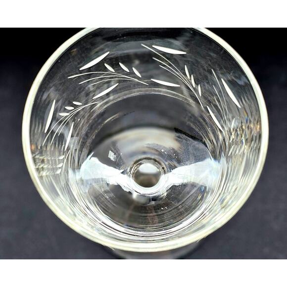 Vintage Libbey Glass VIENNA Water Goblet Discontinued 5 1/2" Clear - Picture 3 of 3